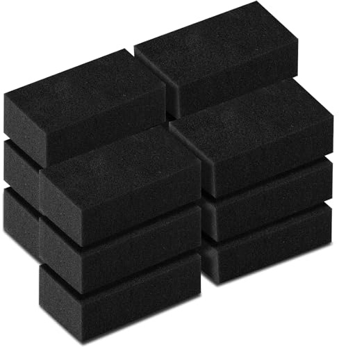AYESY Heavy Duty Scrub Sponges, 12 Pack Kitchen Cleaning Sponge | Efficient Stain Removal, Multi-Purpose Washing Up Scrubber Sponges for Dishes, Bathroom, Household Use