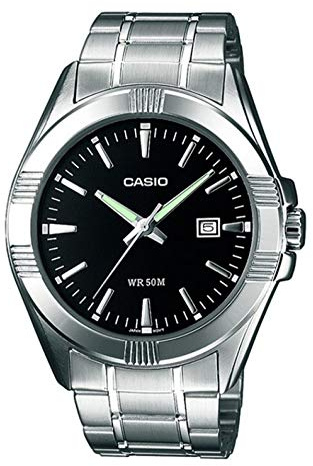 Casio HerrenArmbanduhr Analog Quarz Edelstahl MTP-1308PD-1AVEF