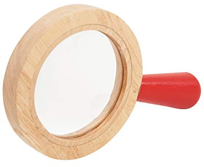 TickiT Wooden Hand Lens | Magnifying Lens for Toddlers & Children | Easy Hold Wooden Magnifier