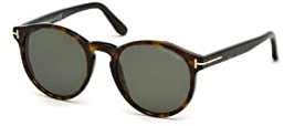 Tom Ford FT0591 52N 51 Sonnenbrille, Braun (Avana Scura/Verde)