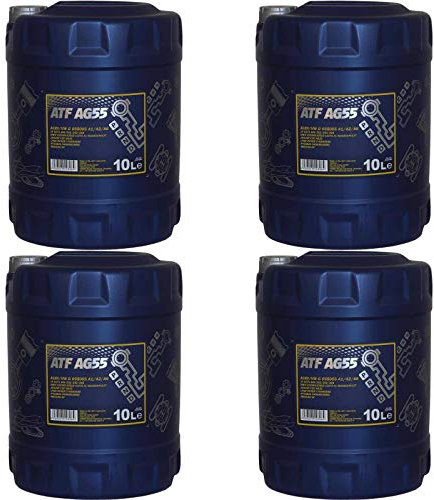 4x10 Liter MANNOL Hydrauliköl ATF AG55 Hydraulic Fluid Automatikgetriebeöl Gear