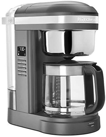 KitchenAid 12 Cup Drip Coffee Maker with Spiral Showerhead and Programmable Warming Plate - KCM1209