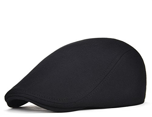 BOTVELA Men's Cotton Flat Ivy Gatsby Newsboy Driving Hat Cap