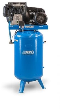 Abac - Compresseur d'air à pistons vertical bi-étagés 400 V Tri 7,5 CV 270 litres - B6000/270 VT7,5 ABAC