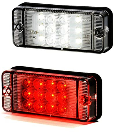 MelTruck® LED Nebelschlussleuchte + Rückfahrleuchte 12V 24V LKW PKW Anhänger Traktor E20