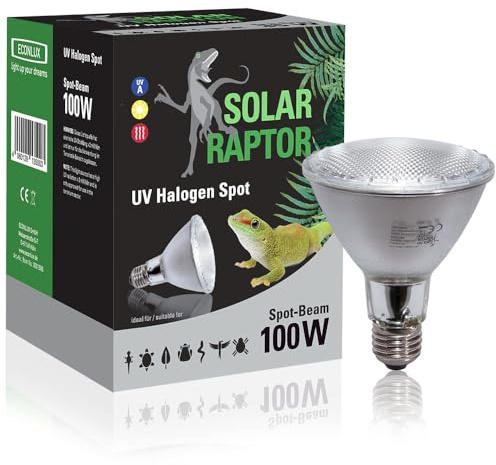 SOLAR RAPTOR UV Halogen Spot - Wärmestrahler für Terrarien (100 Watt)
