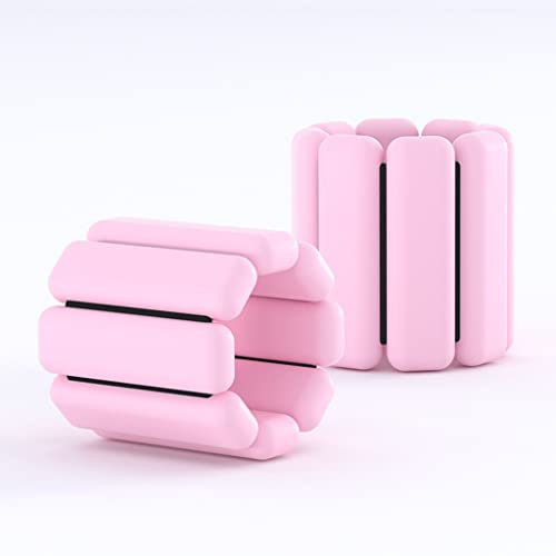 Verstellbare Knöchel-Handgelenk-Arm-Bein-Gewichte, Fitness Wearable Handgelenk Gewichte, Tragbare Handgelenk- und Fußgelenkgewichte für Männer und Frauen, 1er-Set ( Color : Roze , Size : 0.45kg*1 )