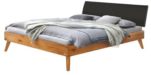 Hasena Trento Bett Caprile Wildeiche Kopfteil Smoke 200x200