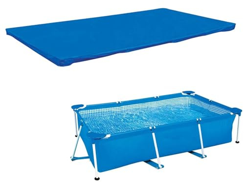 Poolabdeckung, rechteckig, 305 x 205 x 12 cm, UV- und reißfest