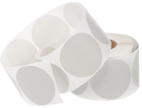 BCOATH 1rolle Thermische Versandetiketten Runde Etiketten Selbstklebende Adressetiketten Wasserfestes Thermopapier Für Reibungslose Beschriftung Und Versand Für Büro Und Zuhause