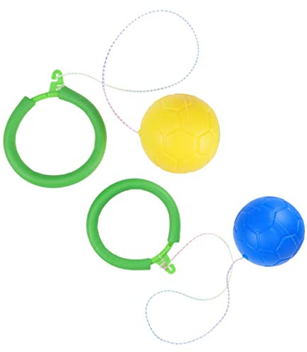 MOLUCKFU Kinder Hüpfball Fitness Ballspielzeug Elastisch Langlebig Mit Hüpfring Für Kinder Springen Training Und Bewegung