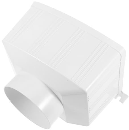 EXCEART Deviatore D'acqua in Plastica Pvc Quadrato per Grondaie Pluviali, Collettore di Acqua Piovana Beccuccio di Scarico per Ville, Accessorio per Scarico Grondaia Resistente e Facile