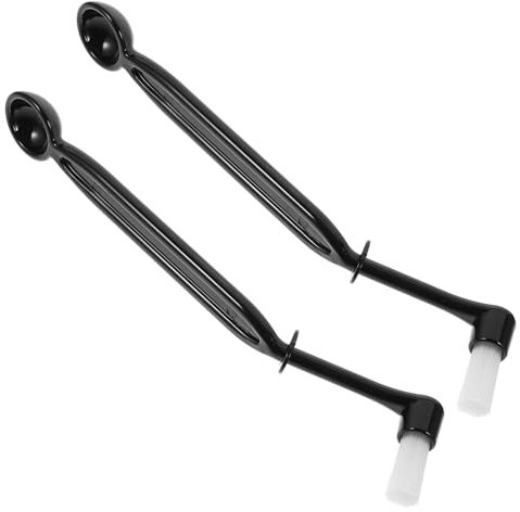 GLEAVI 2stücke Kaffeemaschinenbürste Mit Löffel Aus Nylon Für Reinigung Hitzebeständig Verschleißfest Chemikalienbeständig Und Selbstschmierend Zum Reinigen Von Kaffeesatz Löffel