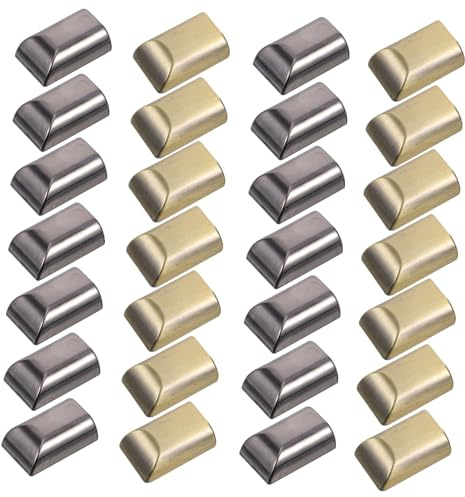 NOLITOY Bouchon de Fermeture à Glissière en Métal Solide pour Paquet, Clip d'Extrémité Résistant Galvanoplastie Anti-Décoloration, pour Accessoires de Bagagerie