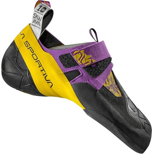 LA SPORTIVA Uomo Skwama Scarpe da Arrampicata, Purple-Yellow, 41.5