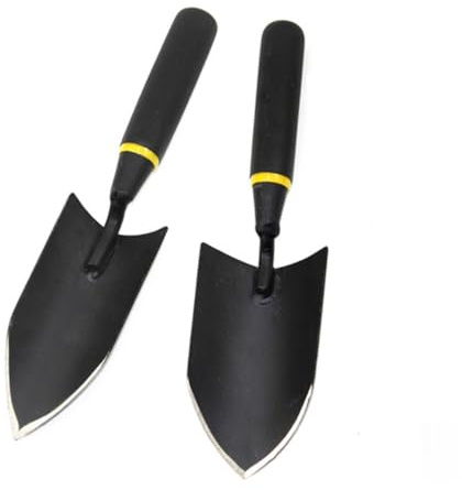 SHINEOFI Pelle de Jardin à Main Acier Manganèse Épais Truelle Jardinage Ergonomique pour Plantation de Bonsaï et Petits Travaux de Jardinage Outil Pratique Anti Résistant pour Usage