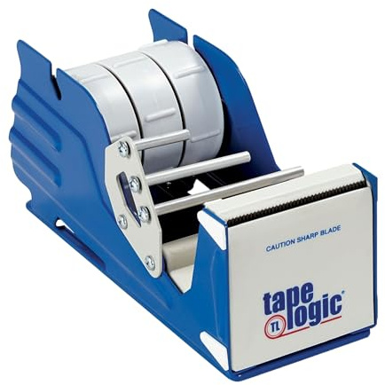 Tape Logic 3 Multi Roll Tape Dispenser - Heavy Duty Desk or Table Top Tape Dispenser with Non-Skid Base for Home or Office, Supplies for Packing, Shipping, Moving, & Mailing
