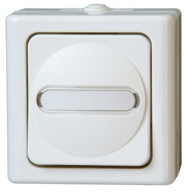 Kopp 560602007 Blue Electric Aus- und Wechselschalter beleuchtet