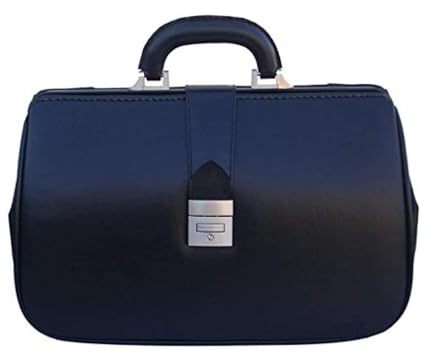 Dr. Mom's RAB Fine Leather Doctor Bag - Small (Black)