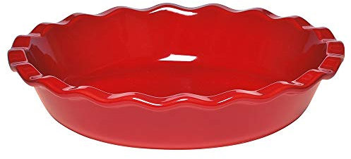 Emile Henry Eh346131 Plat à Clafoutis Céramique Rouge Grand Cru 26 X 26 X 5,5 cm