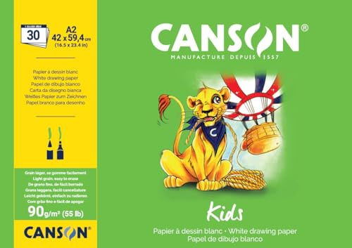 Canson 400015582 hobby, ritpapper, A2, vit