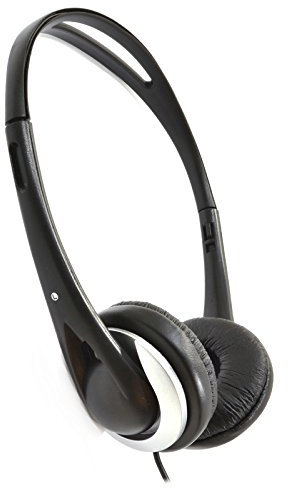 kenable Stereo/Mono Super Bass Sound Cushioned TV Headphones - Long 6m Cable [6 metres]