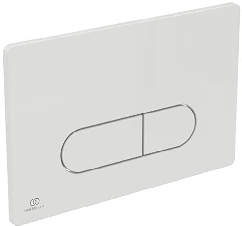 Ideal Standard Oleas M1 Mechanical Toilet Flush Plate, R0115AC, White, Bianco