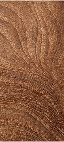 wandmotiv24 Türtapete Holz Maserung, Wellen, Natur, Echtholz 90 x 200cm (B x H) - Dekorfolie selbstklebend Sticker für Türen, Türfolie, Aufkleber, M1219