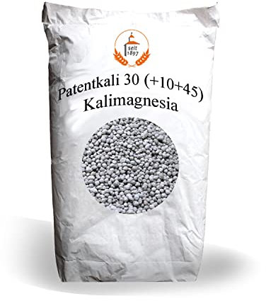 LanDixx Patentkali Kalidünger 30 (+10 +42,5) 10 kg Kalimagnesia Kaliumdünger Kartoffeldünger Rosendünger - Versorgt auch Ihr Gemüse mit wichtigen Nährstoffen