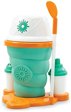 ChillFactor Ice Cream Maker with rapid freeze technology Make homemade ice cream in minutes Freeze Squeeze Enjoy Children's Kitchen toy for boys and girls