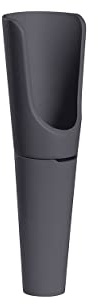 Blomus Dekantierausgießer Ilo, für Rot- und Weißwein, passend für alle Flaschen, Edelstahl/Silikon, Magnet, 64259