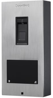 DoorBird A1122 Aufputz IP Zutrittskontrollsystem Fingerprint 50 | Zutrittskontrolllösung mit Fingerabdruckleser, RFID und Bluetooth, in Edelstahl V2A