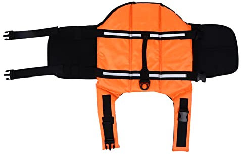 Supvox Schwimmweste Für Welpen Und Hunde Aus Oxford Schnappverschluss Und Reflexstreifen Für Bootfahren Schwimmen Und Strand Haustier-Badeanzug Für Sicherheit Und Komfort