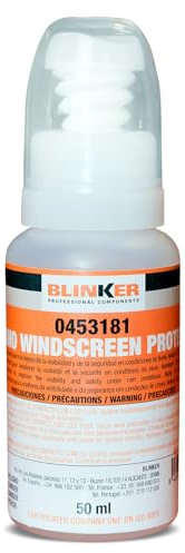 Blinker - Limpiaparabrisas para Coche Nano Protector - Mejora Visibilidad y Seguridad en Climas Adversos - Spray Antilluvia para la Luna del Coche - Resistente a Abrasión - 50ml