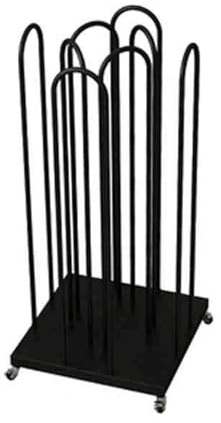 Chariot de Rangement empilable for cintres, Chariot de Rangement au Sol, for magasins de vêtements, buanderies, Peut contenir Environ 120 cintres(Black)