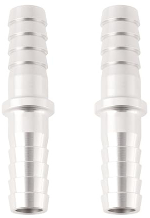 eMagTech Lot de 2 Connecteurs de Tuyau de Carburant 8 Mm Adaptateur en Cuivre pour Automobiles Et Motos