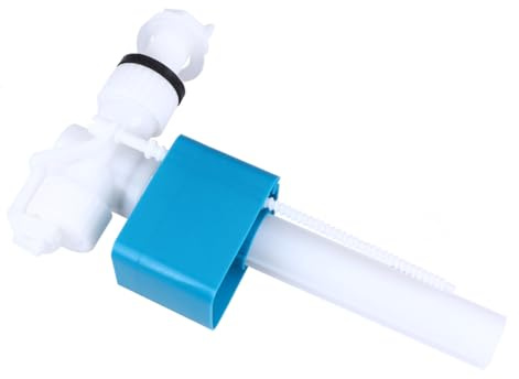 ELAYARD Valve D'admission à Entrée Latérale Pour Toilette, Vanne De Remplissage à Flotteur Réglable, Raccords De Citerne En Plastique 4/4, Kit De Remplacement Pour Chasse D'eau Silencieuse Et Réglable