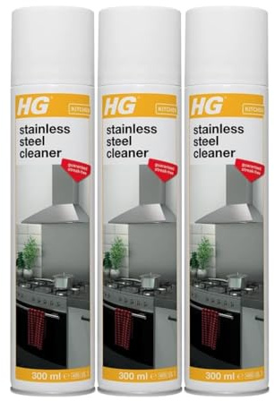 HG - Stainless Steel Cleaner - 300ml (Pack of 3)
