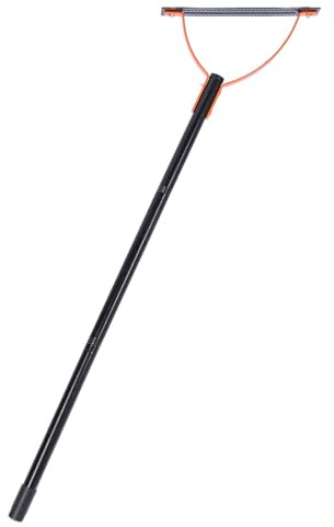 Brrnoo Grass Whip, Sod Cutter Grass Cutter Hand Tool Heavy Duty with Long Handle 65 Manganese Steel Serrated Double Edged for Lawns, Garden, Yard, Field and Ditches (3 Sections)