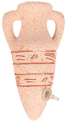 Zolux Décoration Aquarium Amphore Sablée Blanc avec Diffuseur d'air 12 x 5 x 6,5 cm