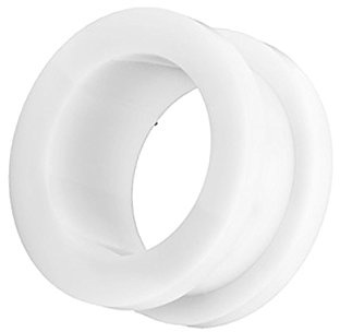Piercingfaktor Flesh Tunnel Ohr Schraub Ear Plug Piercing Kunststoff Acryl Schraubverschluss Rund Creole