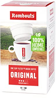 Rombouts Original Blend One Cup Filters 10 per Pack - Pack of 6