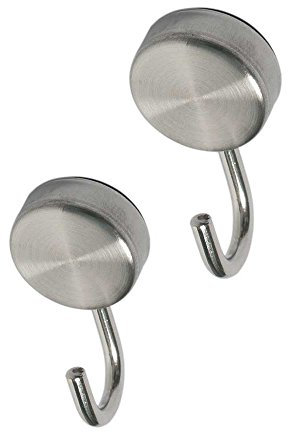 HAB & GUT -MC601-2 Ganci magnetici in Acciaio Inossidabile con Silicone Antiscivolo, Ø: 26,5 mm