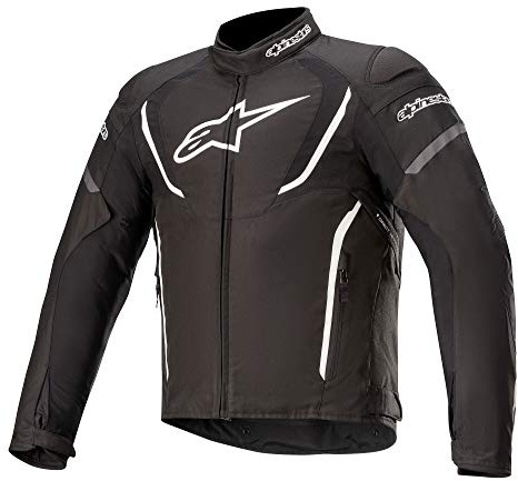 Motorradjacken Alpinestars T-jaws V3 Waterproof Jacket Black White, BLACK/WHITE, XL, 320102012- XL