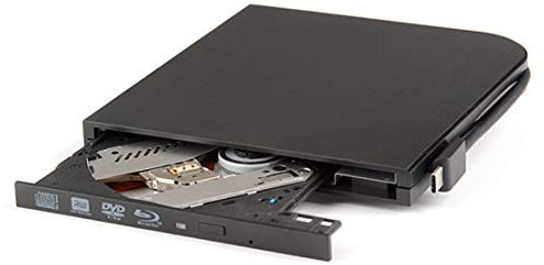 HIOD BLU-Ray Unidad óptica Unidad de CD Externo CD/DVD +/- RW USB 3.0+ Type-C Portátil Quemador Reescritor para Windows/Mac OS