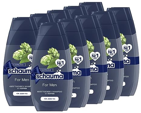 Schauma SCHWARZKOPF Shampoo For Men 2x400ml, 10er Pack (10 x 400 ml)