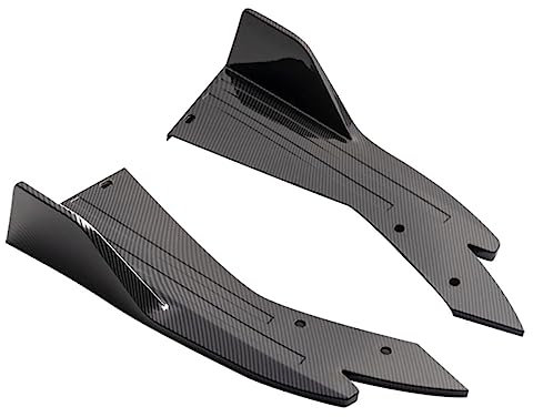 GALPADA 2stücke Heckstoßstangenlippe Heckdiffusor Spoiler Autozubehör Schutz Vor Kratzern Passend Für Autos Schwarz