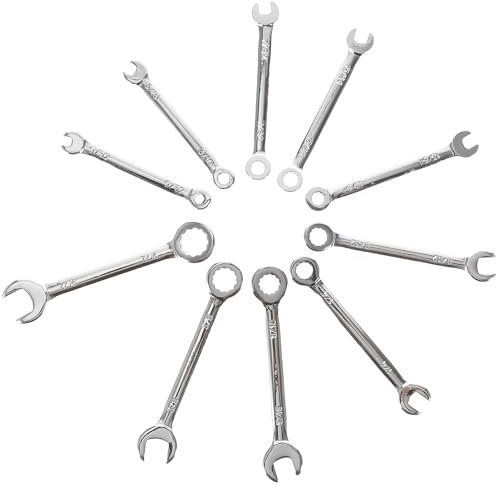 BESTonZON 10pcs Tools Imperial Spanners Spanner Small Wrenches Craftsmen Wrench Kit for Repairing Maintenance