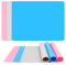 NVIYAM 3 Pcs Alfombrilla de Silicona para Manualidades 40X30cm, Tapetes de Silicona, Tapete de para Hornear, Resistente al Calor, Antiadherente Tapete de Silicona, Tapetes Silicona para Resina Epoxi