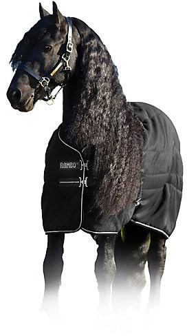 Rambo Stalldecke 100g 69 schwarz/schwarz